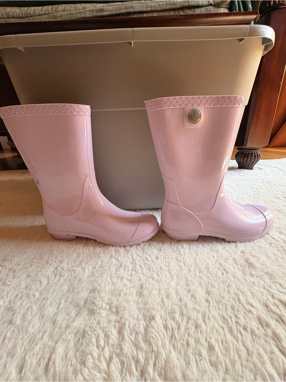UGG rain boot-pink